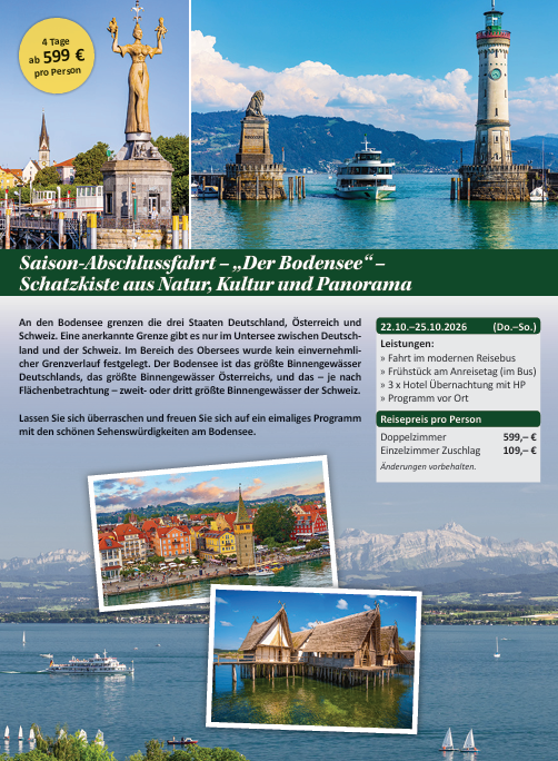 10 - Saisonabschlussfahrt Bodensee